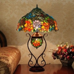 43 cm Kelebek Gül Tiffany...