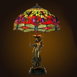 40 cm Retro Pirinç Tiffany...