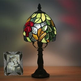 15 cm Avrupa Vitray Tiffany...