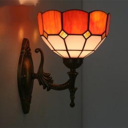 20 cm Avrupa Vitray Tiffany...