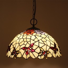 40 cm Avrupa Vitray Tiffany...