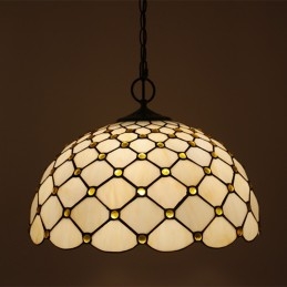 40 cm Avrupa Vitray Tiffany...