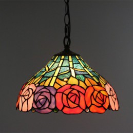 30 cm Avrupa Vitray Tiffany...
