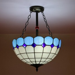 40 cm Avrupa Vitray Tiffany...