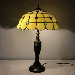 16 İnç Retro Tiffany Masa...